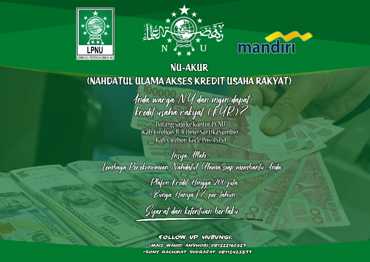 PCNU Kabupaten Cirebon-Bank Mandiri Kerjasama Program NU-AKUR