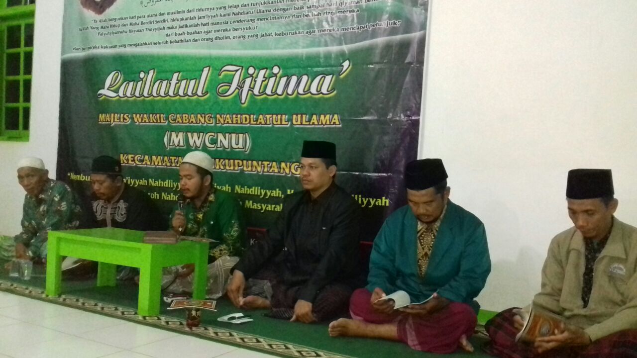 Harlah NU 95, Khataman Al Qur’an Warnai Lailatul Ijtima MWCNU Dukupuntang