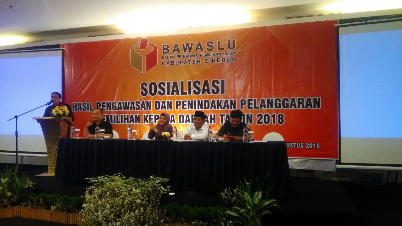 Bawaslu Kab. Cirebon Sosialisasikan Hasil Pengawasan-Penindakan, Sejumlah Elemen NU Hadir