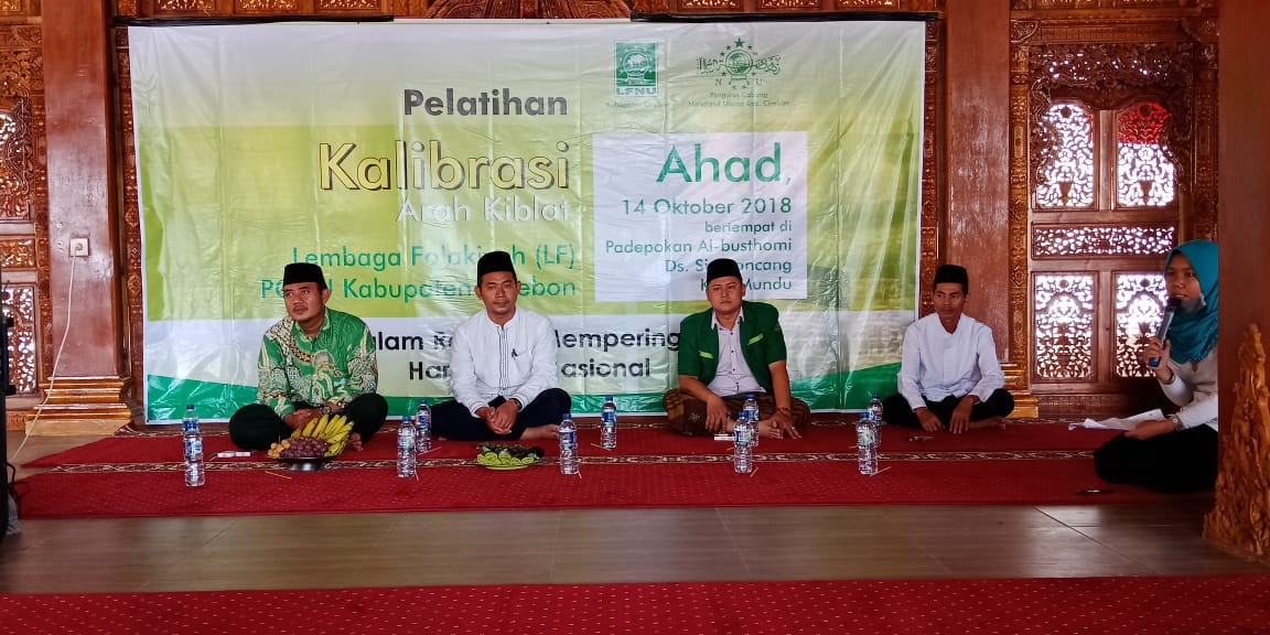 Sambut Hari Santri Nasional, Lembaga Falakiyah NU Kabupaten Cirebon Gelar Pakar Kiblat