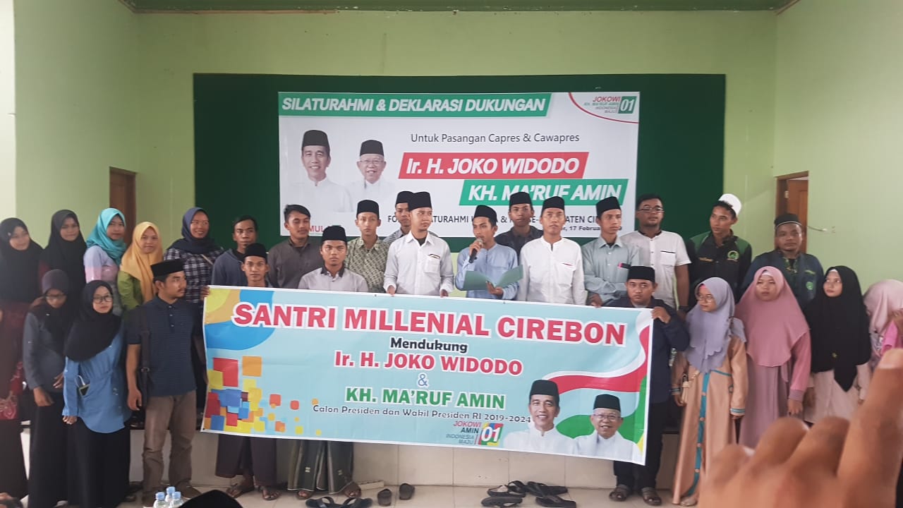 Santri Millenial Cirebon, Siap Tangkal Hoax dan Menangkan Jokowi – Maruf
