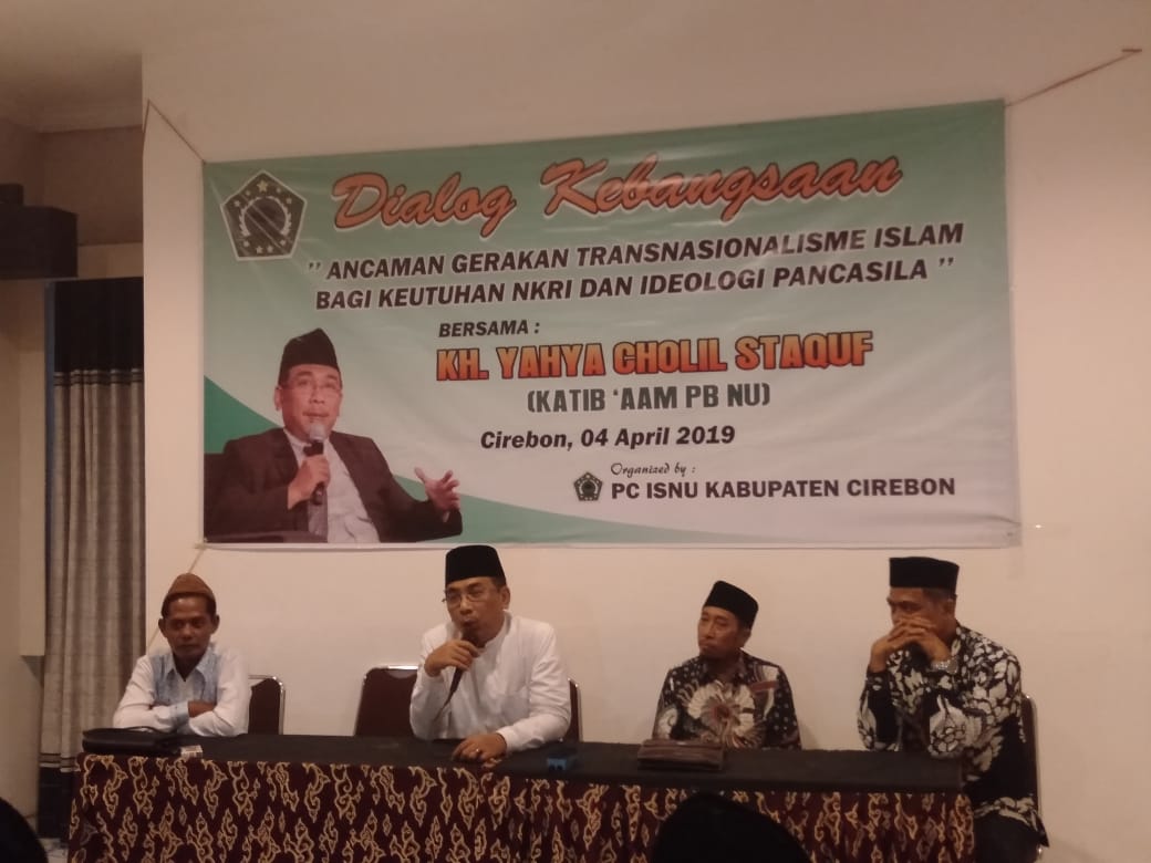 KH Yahya Cholil Staquf Tantang Sarjana NU Cirebon Aktif di Masyarakat