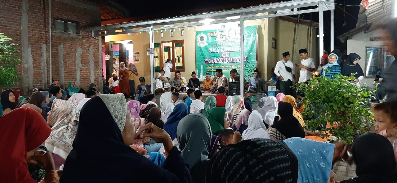 Berbagi Di Bulan Muharrom, Puluhan Pemuda NU Santuni Ratusan Anak Yatim