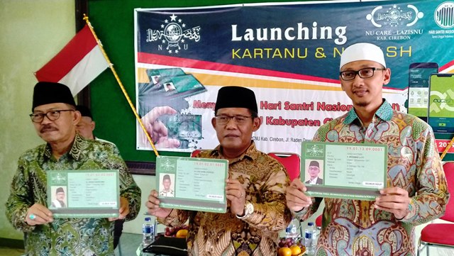 Momen Istimewa Hari Santri Nasional, PCNU Kabupaten Cirebon Launching 1.000 Kartanu untuk Warga NU