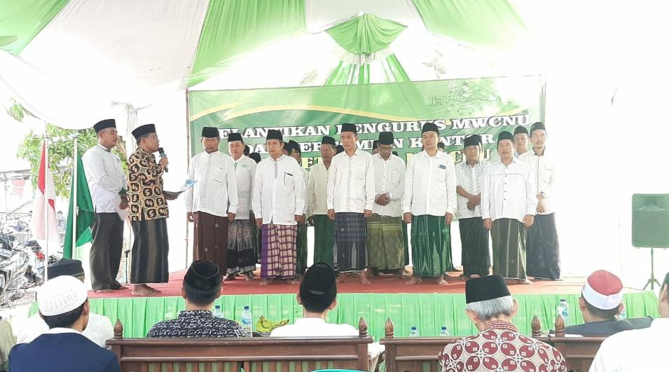 MWC NU Kecamatan Astanajapura Dilantik dan Resmikan Kantor Sekretariat