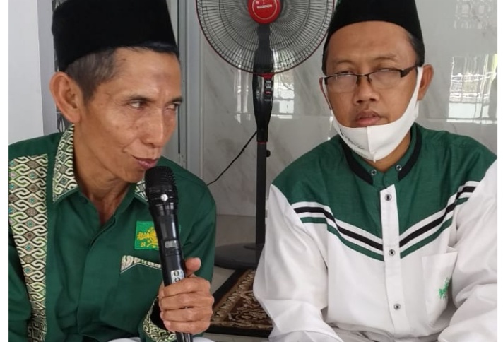 Andriyanto Pimpin MWC NU Karangwareng Bersama Rois Syuriah KH Amin Rohamin