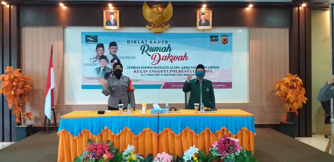 Gelar Diklat, LDNU Cirebon Akomodasi Minat Dakwah Polisi
