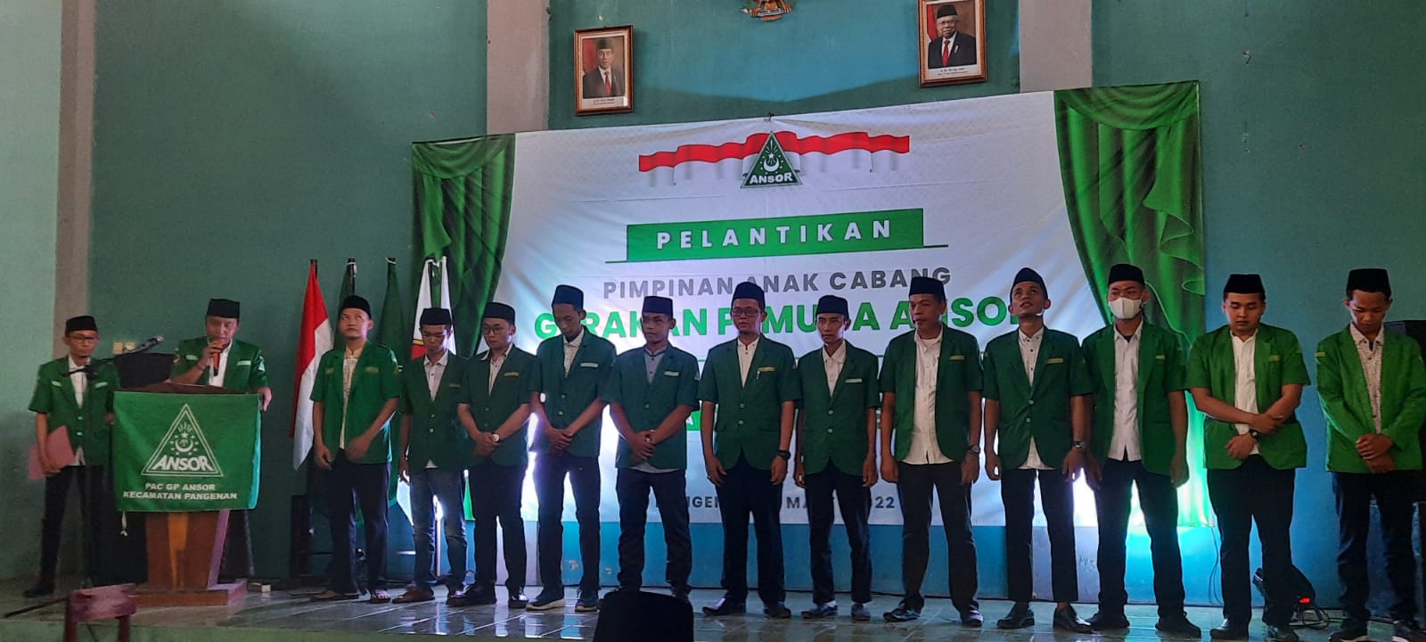 Pengurus PAC Ansor Pangenan Masa Khidmat 2021-2023 Resmi Dilantik