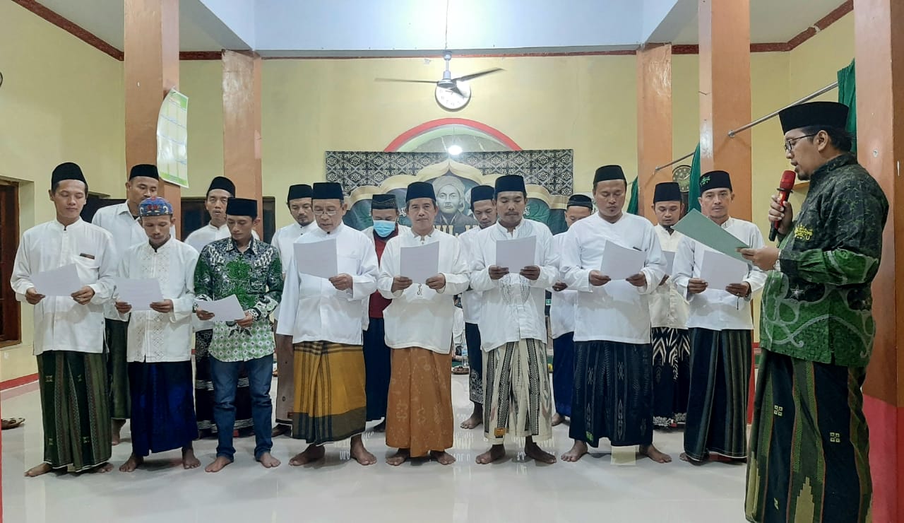 MWC NU Arjawinangun Gelar Lailatul Ijtima’ dan Pelantikan Ranting NU