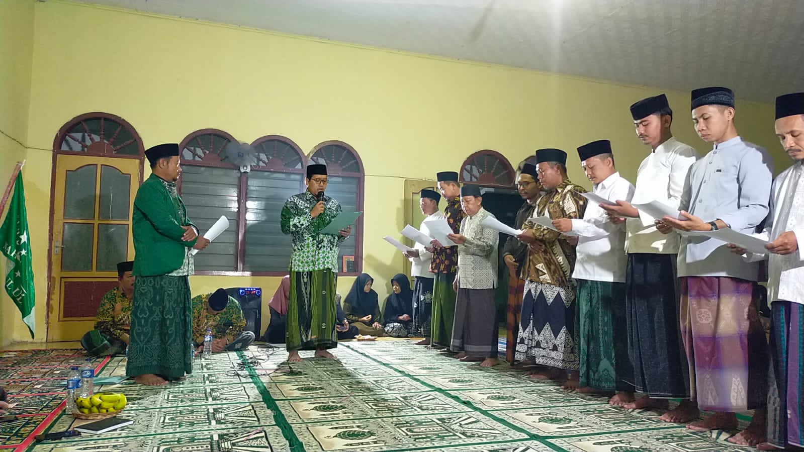 Bersamaan Lailatul Ijtima’, Pengurus Ranting NU Jungjang Arjawinangun Dibentuk dan Dikukuhkan