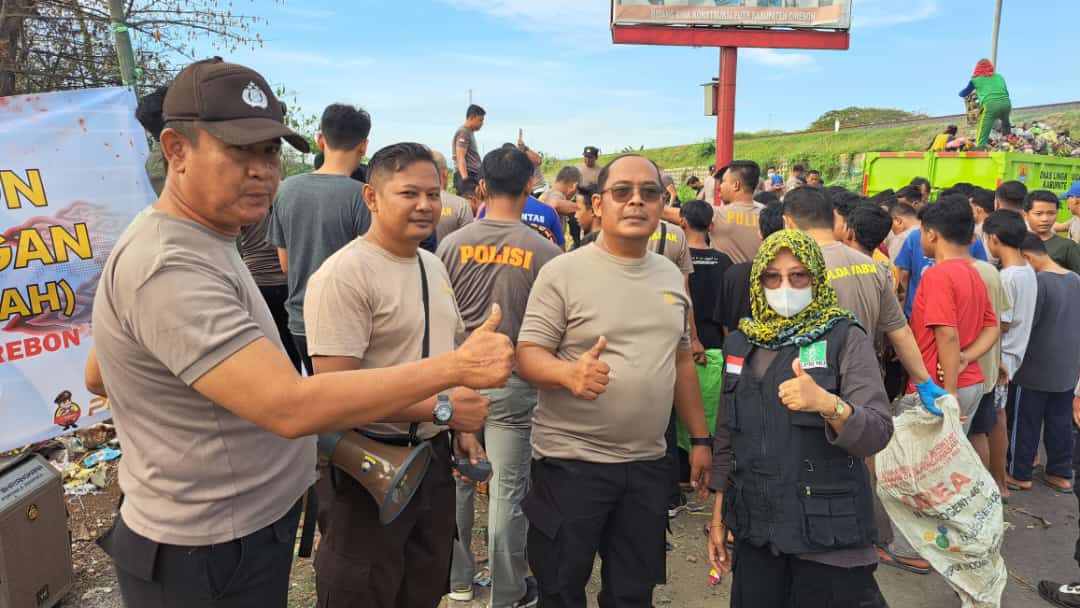Geram akan Minimnya Kesadaran Lingkungan, LPBI NU Kabupaten Cirebon Gelar Aksi Gerebek Sampah