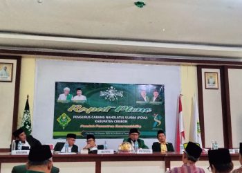 PCNU Kabupaten Cirebon Gelar Rapat Pleno, Kiai Aziz Paparkan Keberhasilan Program