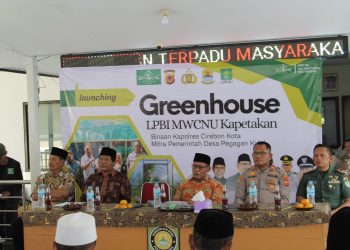 LPBI NU Kabupaten Cirebon Luncurkan Program Green House dan Bagikan 3.500 Bibit Cabai
